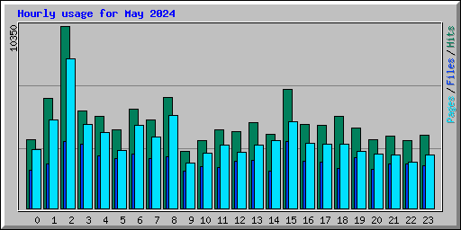 Hourly usage for May 2024